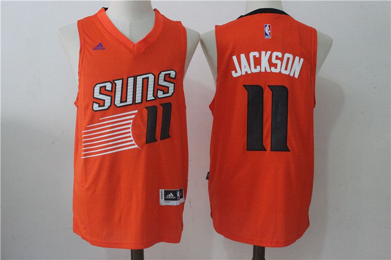 Men Phoenix Suns 11 Josh Jackson Orange NBA Jerseys